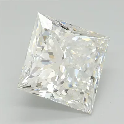 3.02ct E VS2 Rare Carat Ideal Cut Princess Lab Grown Diamond