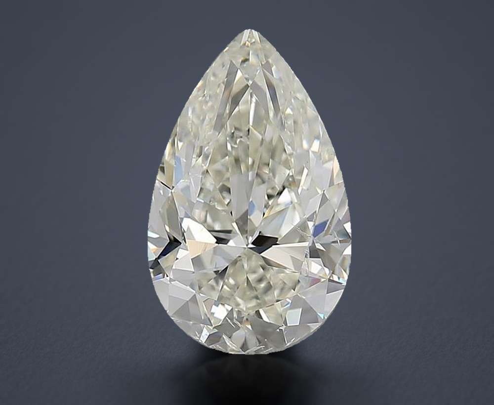 3.01ct I SI1 Very Good Cut Pear Diamond