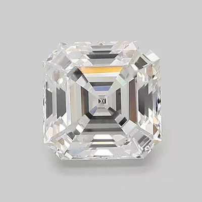 2.03ct D VS1 Rare Carat Ideal Cut Asscher Lab Grown Diamond