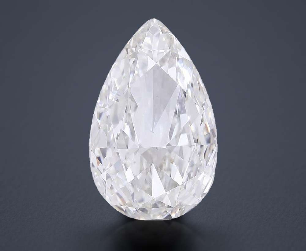 20.09ct H VS1 Very Good Cut Pear Lab Grown Diamond