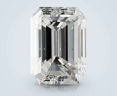 0.74ct D SI1 Very Good Cut Emerald Diamond