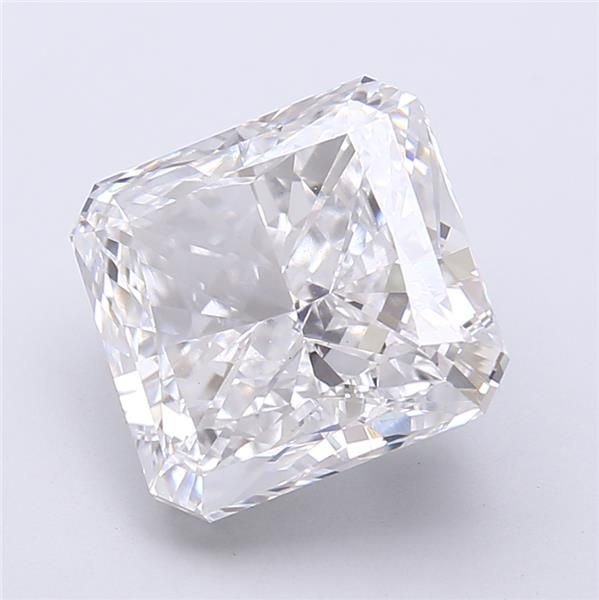 6.29ct D VS1 Rare Carat Ideal Cut Radiant Lab Grown Diamond