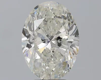 5.01ct H SI2 Rare Carat Ideal Cut Oval Diamond