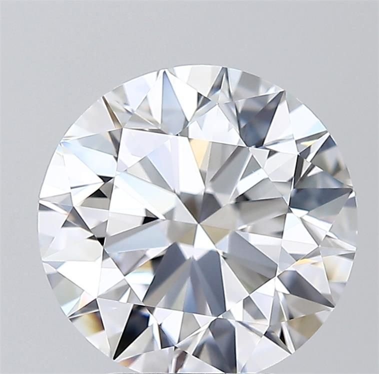4.01ct D FL Excellent Cut Round Diamond