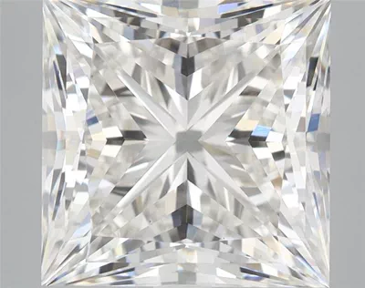 6.68ct G VS1 Rare Carat Ideal Cut Princess Lab Grown Diamond