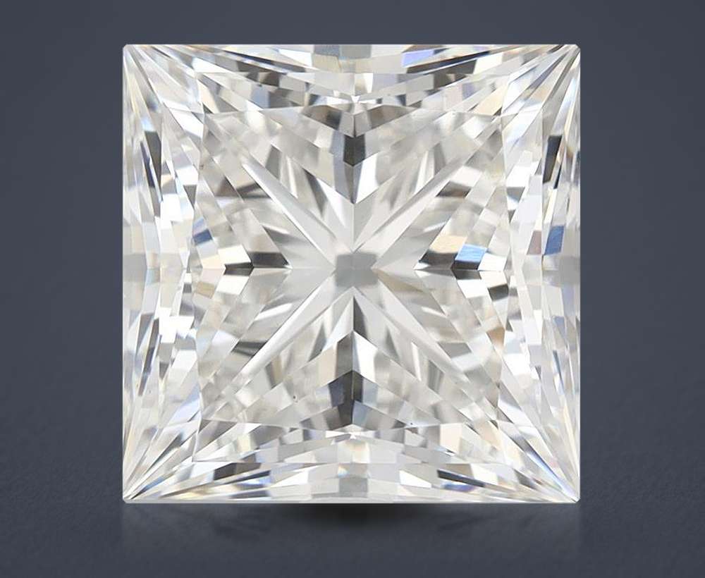 6.68ct G VS1 Rare Carat Ideal Cut Princess Lab Grown Diamond