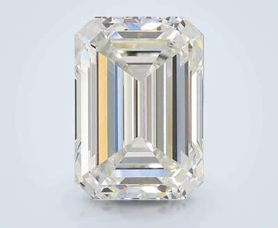 4.02ct F VVS2 Rare Carat Ideal Cut Emerald Lab Grown Diamond