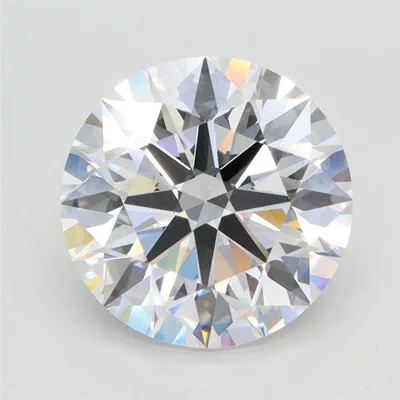 3.36ct D VVS2 Rare Carat Ideal Cut Round Lab Grown Diamond