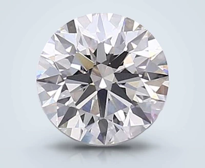 1.29ct H VVS2 Rare Carat Ideal Cut Round Lab Grown Diamond
