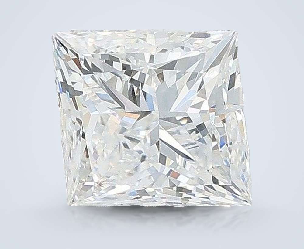1.59ct D VVS2 Rare Carat Ideal Cut Princess Lab Grown Diamond