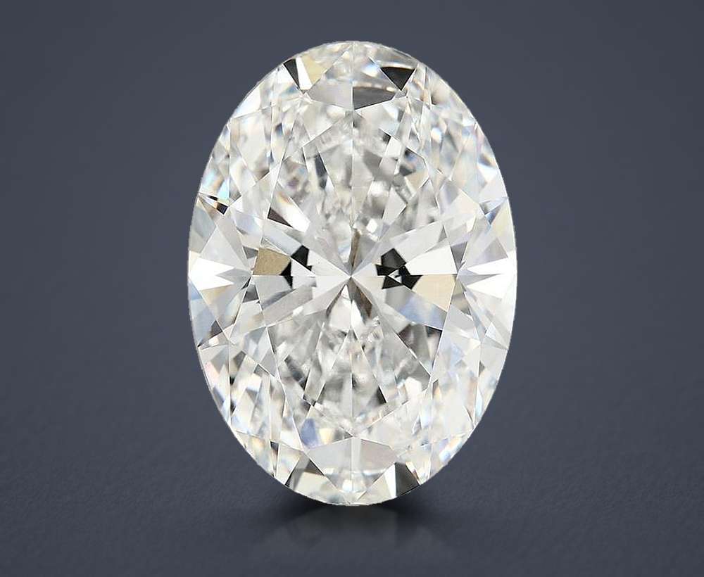 10.16ct F VVS2 Rare Carat Ideal Cut Oval Lab Grown Diamond