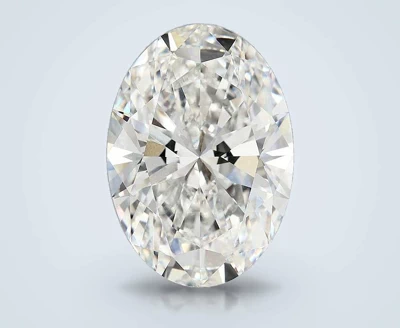 10.16ct F VVS2 Rare Carat Ideal Cut Oval Lab Grown Diamond