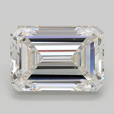 2.53ct E VS2 Rare Carat Ideal Cut Emerald Lab Grown Diamond
