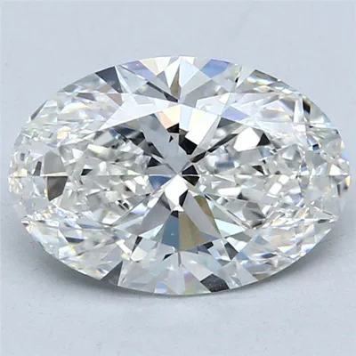 2.55ct F VS1 Rare Carat Ideal Cut Oval Lab Grown Diamond