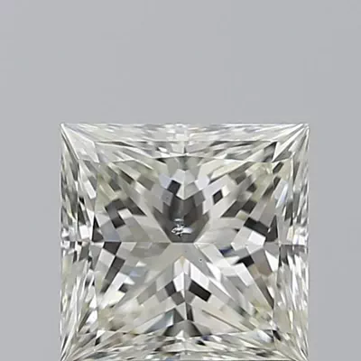 1.56ct K SI1 Very Good Cut Princess Diamond