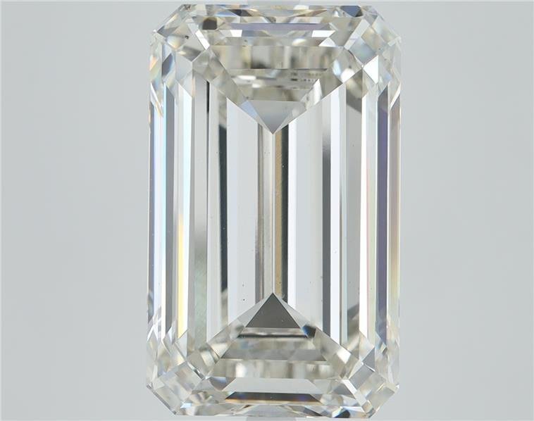 11.04ct H VS1 Rare Carat Ideal Cut Emerald Lab Grown Diamond