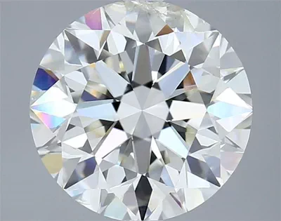 4.01ct H SI2 Excellent Cut Round Diamond