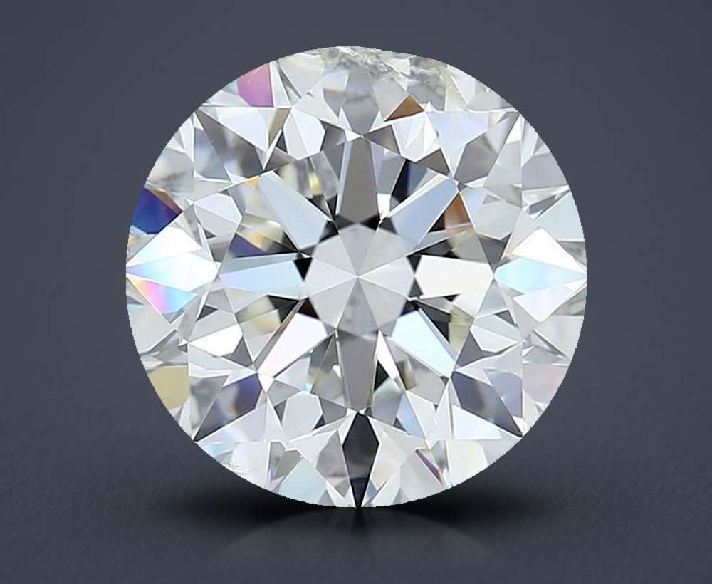 4.01ct H SI2 Excellent Cut Round Diamond