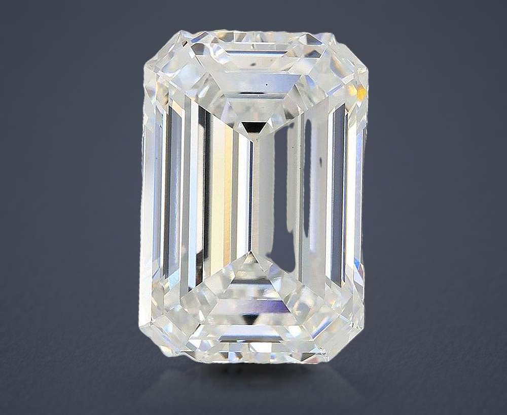 11.08ct E VS1 Rare Carat Ideal Cut Emerald Lab Grown Diamond