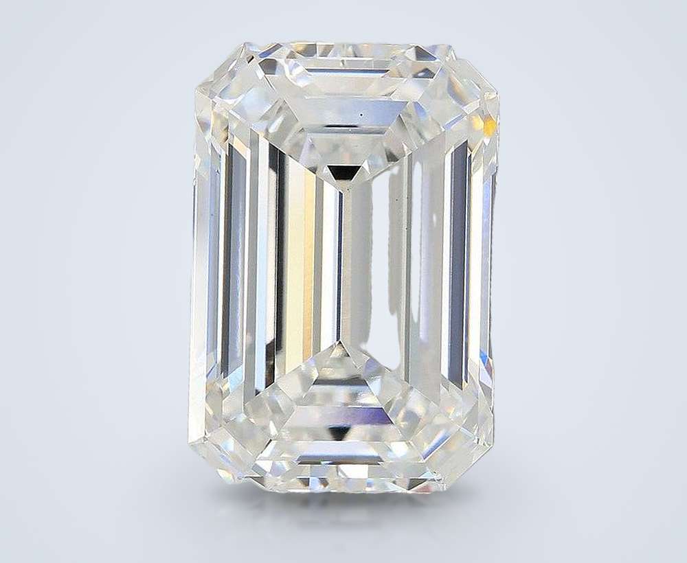 11.08ct E VS1 Rare Carat Ideal Cut Emerald Lab Grown Diamond