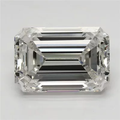5.37ct H VS1 Excellent Cut Emerald Lab Grown Diamond