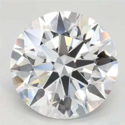 4.86ct D FL Rare Carat Ideal Cut Round Lab Grown Diamond