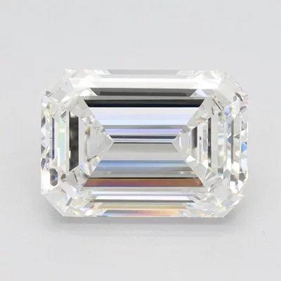 2.01ct G IF Rare Carat Ideal Cut Emerald Lab Grown Diamond