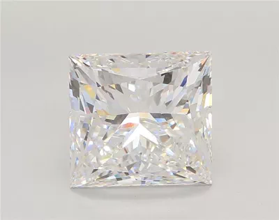 5.02ct E VS1 Rare Carat Ideal Cut Princess Lab Grown Diamond