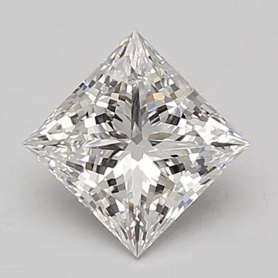 1.27ct E VVS2 Rare Carat Ideal Cut Princess Lab Grown Diamond