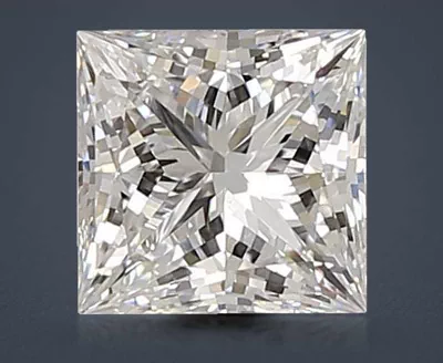 1.27ct E VVS2 Rare Carat Ideal Cut Princess Lab Grown Diamond