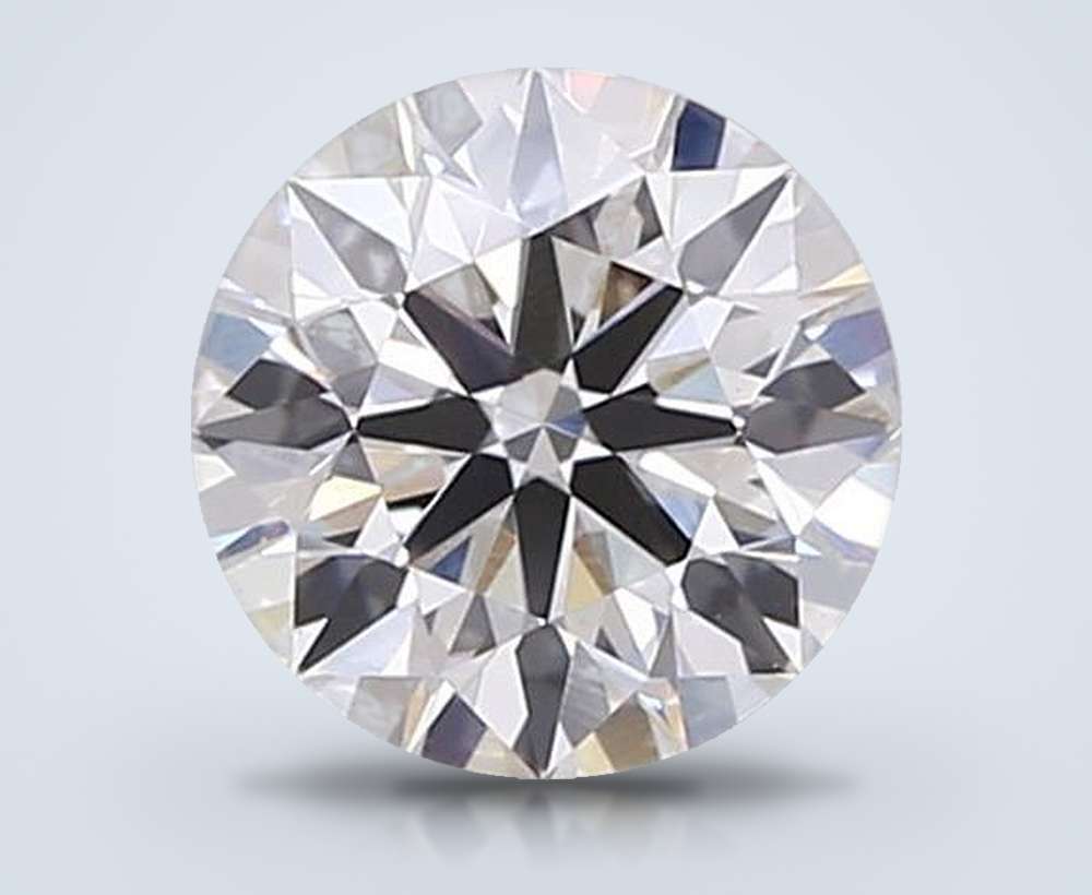 1.54ct G VVS2 Rare Carat Ideal Cut Round Lab Grown Diamond