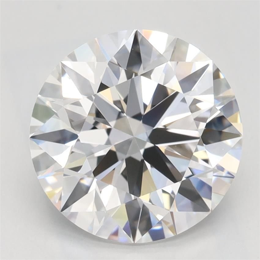 2.64ct D VVS1 Rare Carat Ideal Cut Round Lab Grown Diamond