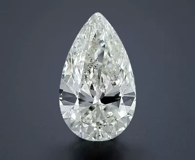 2.70ct J SI2 Rare Carat Ideal Cut Pear Diamond