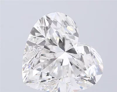 8.05ct E SI1 Rare Carat Ideal Cut Heart Lab Grown Diamond