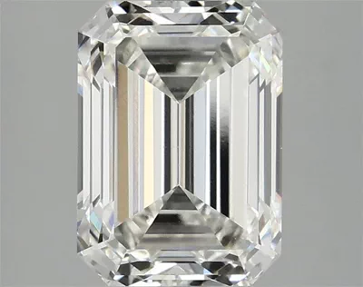 3.29ct H VS1 Rare Carat Ideal Cut Emerald Lab Grown Diamond