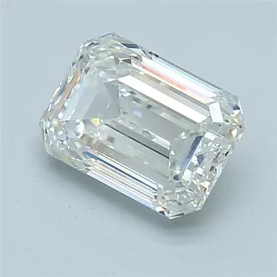 1.70ct F VVS1 Rare Carat Ideal Cut Emerald Diamond