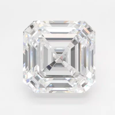 5.04ct D VVS2 Rare Carat Ideal Cut Asscher Lab Grown Diamond