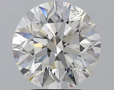 4.01ct H SI2 Excellent Cut Round Diamond
