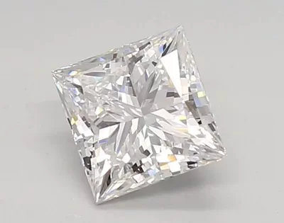 0.97ct D VVS1 Rare Carat Ideal Cut Princess Lab Grown Diamond