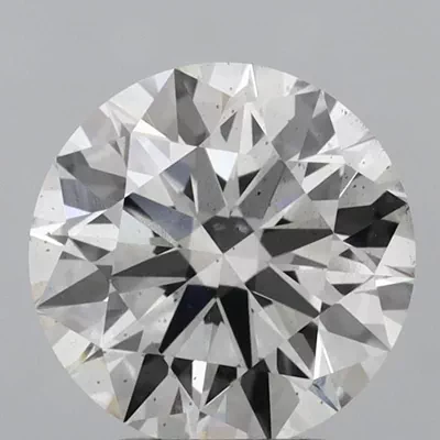 3.01ct H SI1 Rare Carat Ideal Cut Round Lab Grown Diamond