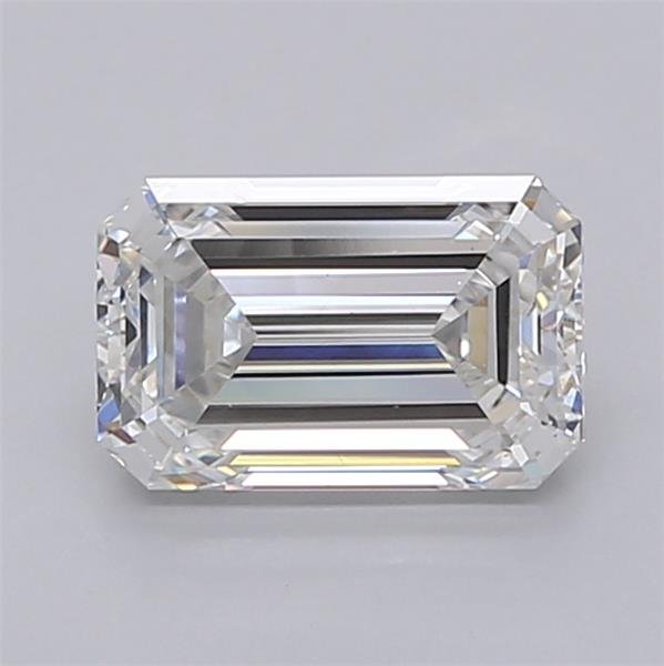 1.51ct F VS1 Very Good Cut Emerald Lab Grown Diamond