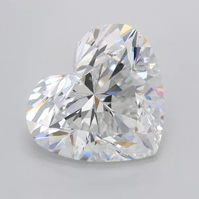 2.00ct D VVS1 Rare Carat Ideal Cut Heart Lab Grown Diamond