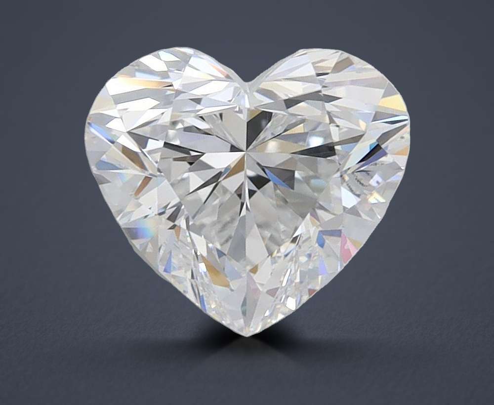 2.00ct D VVS1 Rare Carat Ideal Cut Heart Lab Grown Diamond