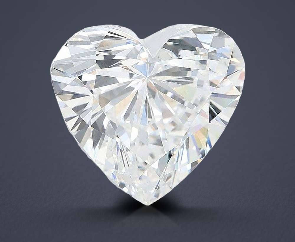 13.09ct E VVS2 Rare Carat Ideal Cut Heart Lab Grown Diamond
