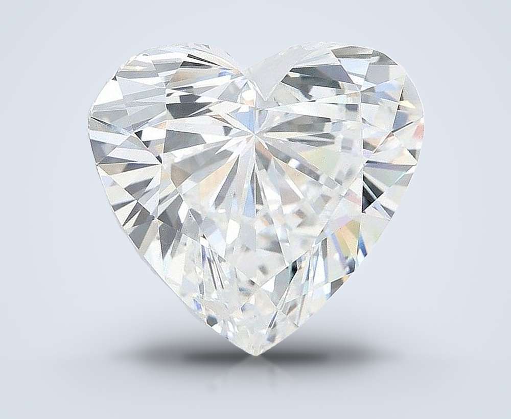 13.09ct E VVS2 Rare Carat Ideal Cut Heart Lab Grown Diamond