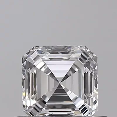 0.52ct D VVS2 Rare Carat Ideal Cut Asscher Lab Grown Diamond