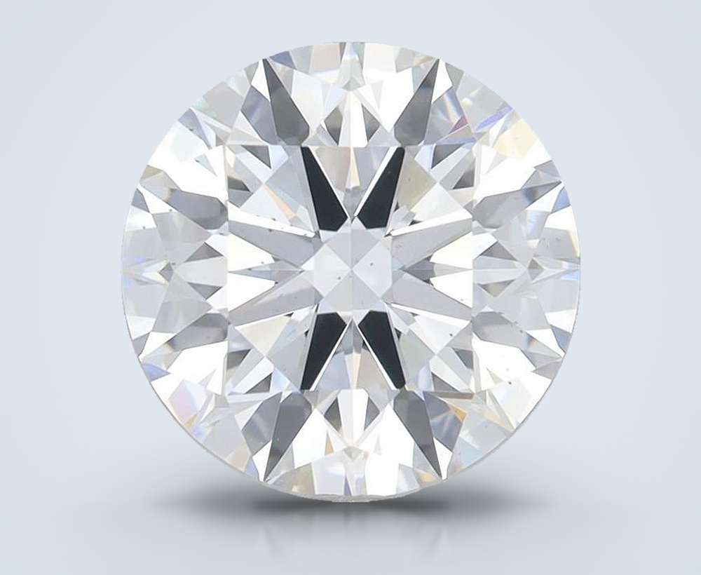 4.07ct E SI1 Rare Carat Ideal Cut Round Lab Grown Diamond
