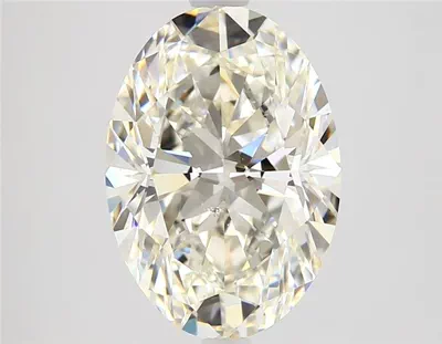 3.08ct J SI1 Rare Carat Ideal Cut Oval Diamond