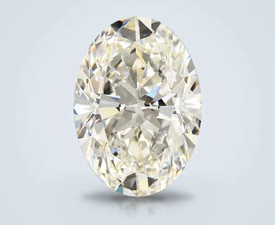 3.08ct J SI1 Rare Carat Ideal Cut Oval Diamond