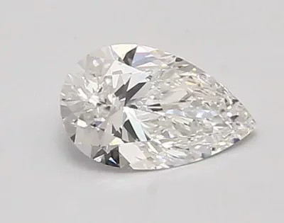 0.83ct D VVS2 Rare Carat Ideal Cut Pear Lab Grown Diamond